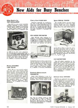 Audio Voltmeter WV-73A ; RCA Radiomarine (ID = 1209287) Ausrüstung