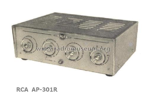 AP-301R; RCA, Corporacion de (ID = 364665) Radio