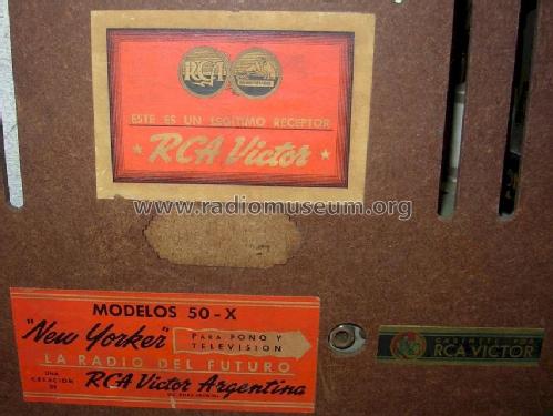 50-X; RCA Victor; Buenos (ID = 1192048) Radio