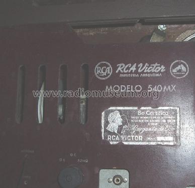 540 MX; RCA Victor; Buenos (ID = 406424) Radio