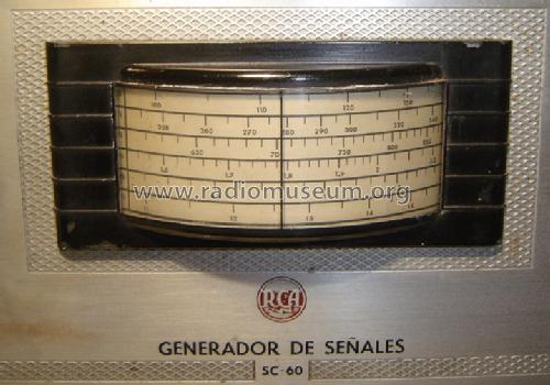 Generador de Señales SC-60; RCA Victor; Buenos (ID = 984934) Equipment