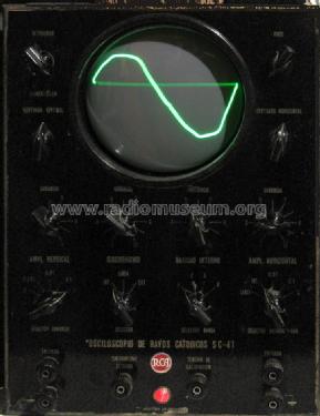 Oscilloscope SC-41; RCA Victor; Buenos (ID = 983847) Equipment