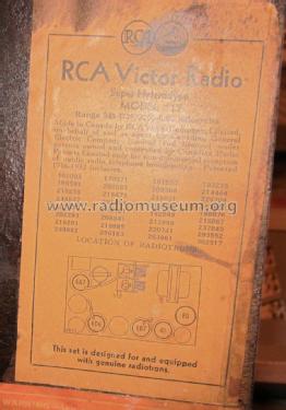 117 ; RCA Victor (ID = 1532542) Radio