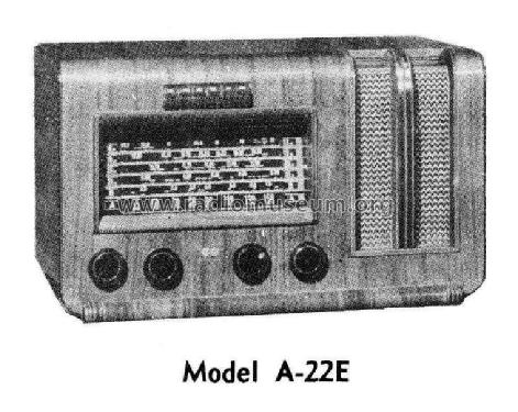 A22E ; RCA Victor (ID = 2237826) Radio