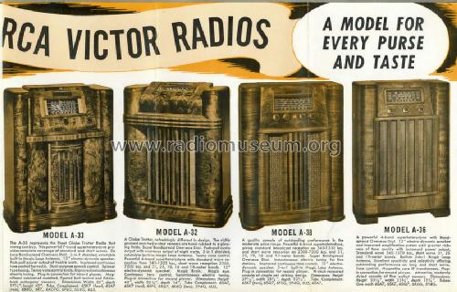 A32 ; RCA Victor (ID = 1368436) Radio