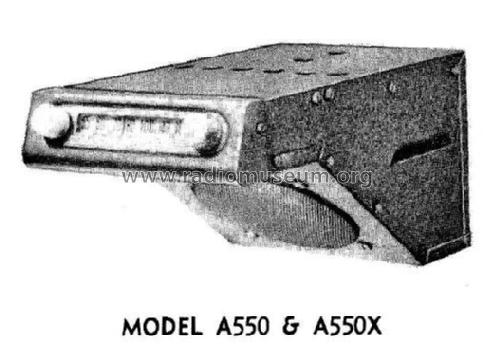 A550X ; RCA Victor (ID = 2232077) Car Radio