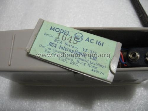 AC-161 ; RCA Victor (ID = 1601327) Radio