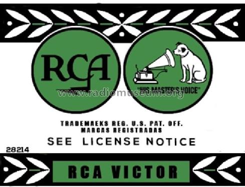 BP-10A ; RCA Victor (ID = 2718642) Radio