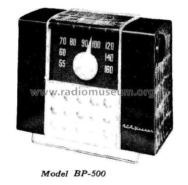 BP-500 ; RCA Victor (ID = 2232686) Radio