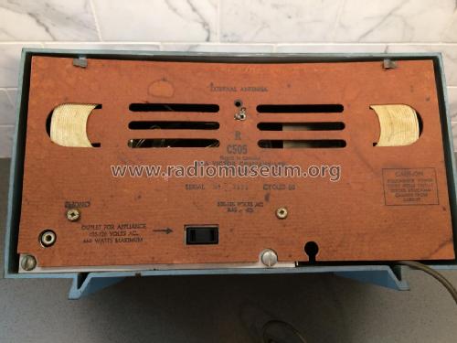 Clock Radio C505; RCA Victor (ID = 2041612) Radio