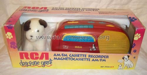 Dog-Gone - AM/FM Cassette Player Recorder RP-7701K9; RCA Victor (ID = 1736191) Radio