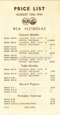 Record Player V-4; RCA Victor (ID = 1425949) Reg-Riprod