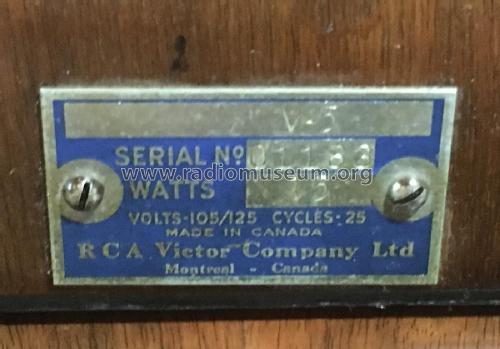 V5 ; RCA Victor (ID = 2299617) Ton-Bild