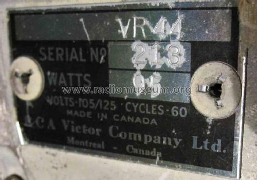 VR-44 ; RCA Victor (ID = 818082) Radio