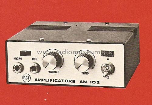 Amplificatore B.F. AM-102; RCF; Reggio Emilia (ID = 655680) Ampl/Mixer