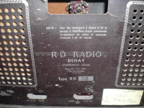 RD28; RD Radio, Éts. R. (ID = 1828941) Radio