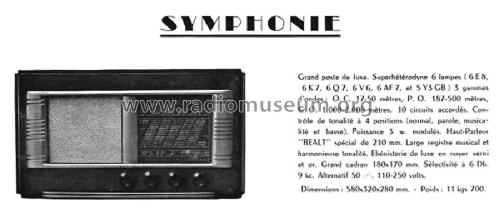 Symphonie ; Réalt, Poirette et (ID = 2183661) Radio