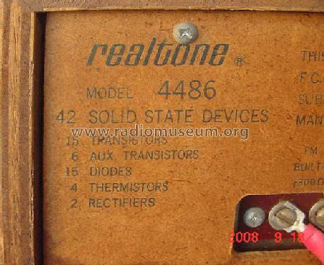 AM-FM Stereo Multiplex 4486; Realtone Electronics (ID = 506327) Radio