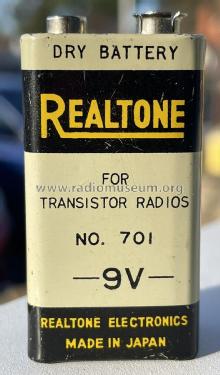 Dry Battery for Transistor Radios - 9V No. 701; Realtone Electronics (ID = 2828992) Strom-V