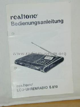 E-270; Realtone Electronics (ID = 407088) Radio