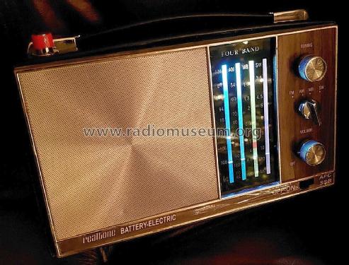 Four Band Battery Electric 14 Transistor 2424; Realtone Electronics (ID = 2860248) Radio