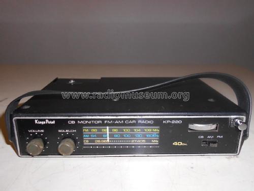 Kings Point CB Monitor FM-AM Car Radio KP-220; Kings Point Corp.; (ID = 2344789) Radio