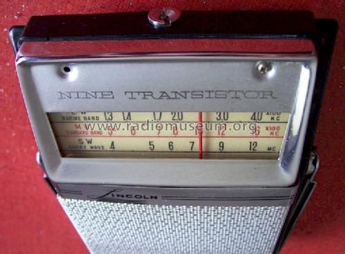 Lincoln Nine Transistor Cat. No. 23 SC 202; Allied Radio Corp. (ID = 986527) Radio