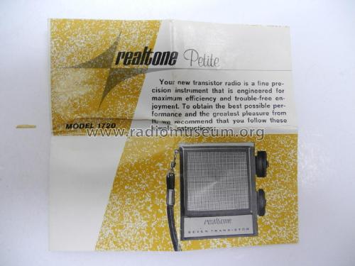 Seven Transistor 'Mercury' 1720 ; Realtone Electronics (ID = 2374017) Radio