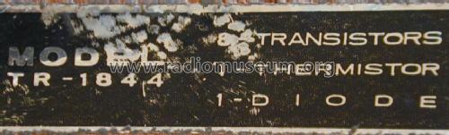 8 Transistor TR-1844; Realtone Electronics (ID = 1281871) Radio