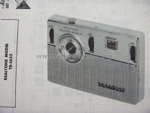 Transistor Clock-Radio TR-1623; Realtone Electronics (ID = 2932954) Radio