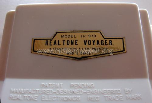 Nine Transistor 'Voyager' TR-970; Realtone Electronics (ID = 924770) Radio