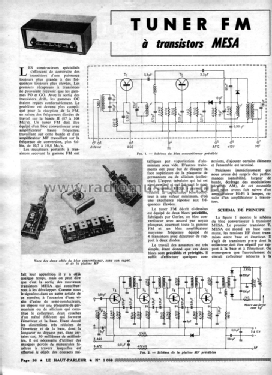 Tuner-Mesa ; Recta; Paris (ID = 2073798) Radio