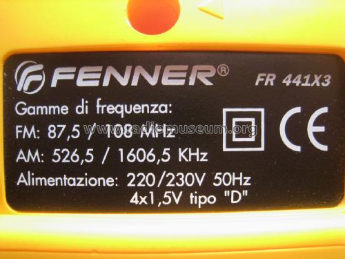 FR 441X3; Fenner, Redi (ID = 2093927) Radio