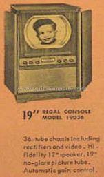 19D36 ; Regal; New York NY (ID = 634179) Television