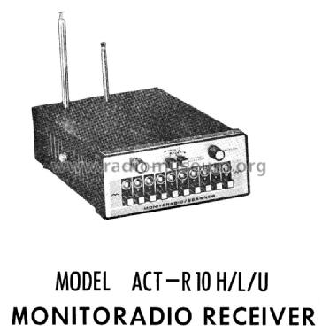 Monitoradio / Scanner ACT-R10H/L/U; Regency brand of I.D (ID = 1377588) Commercial Re