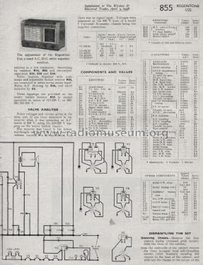 U22; Regentone Products / (ID = 1767316) Radio