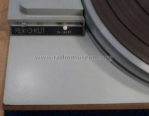 Stereo Table N-34H; Rek-O-Kut company; (ID = 2630556) Reg-Riprod
