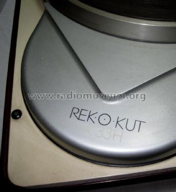 Turntable K33H; Rek-O-Kut company; (ID = 2111248) R-Player