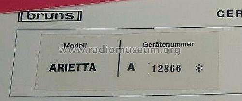 Arietta 738/2; REMA, Fabrik für (ID = 2985747) Radio