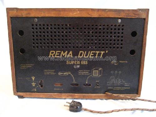 Duett 693GW; REMA, Fabrik für (ID = 309050) Radio
