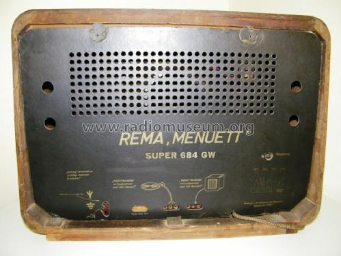 Menuett 684GW; REMA, Fabrik für (ID = 1018991) Radio