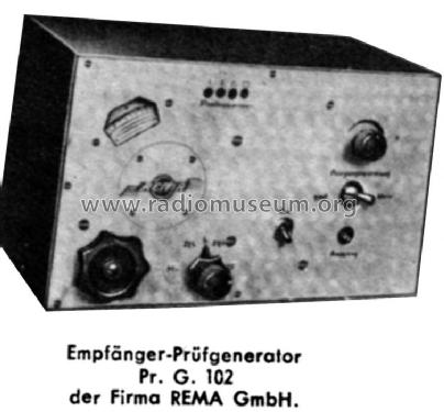 Pr.G.102; REMA, Fabrik für (ID = 387726) Equipment