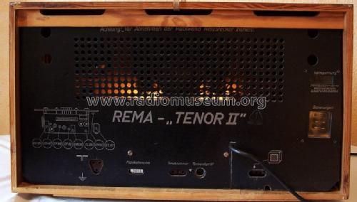 Tenor II ; REMA, Fabrik für (ID = 1512126) Radio