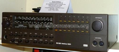 Tonica RX80; REMA, Fabrik für (ID = 1982532) Radio
