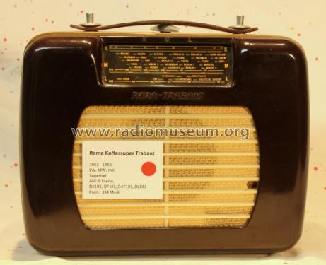 Trabant 19KBN; REMA, Fabrik für (ID = 2610346) Radio