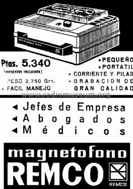 Magnetófono S-2005; Remco S.A.; Llisa de (ID = 1371997) R-Player