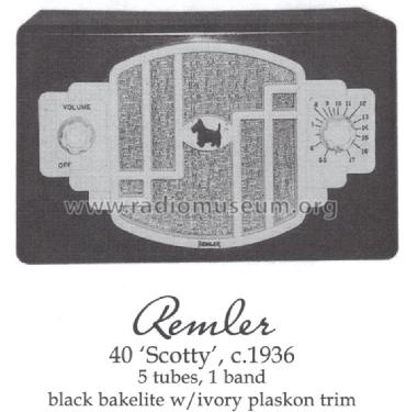 40 Scotty ; Remler Co. Ltd.; San (ID = 1465059) Radio