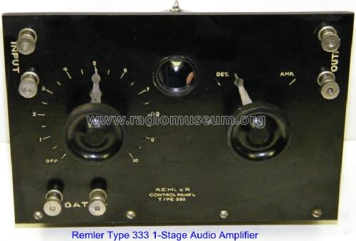 Amplifier Control Panel 333; Remler Co. Ltd.; San (ID = 839206) Ampl/Mixer