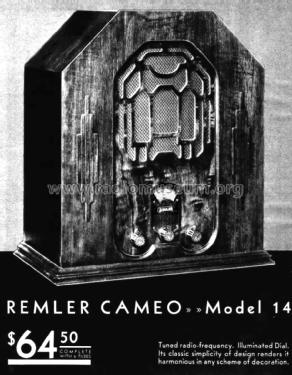 Remler Cameo 14; Remler Co. Ltd.; San (ID = 2663325) Radio