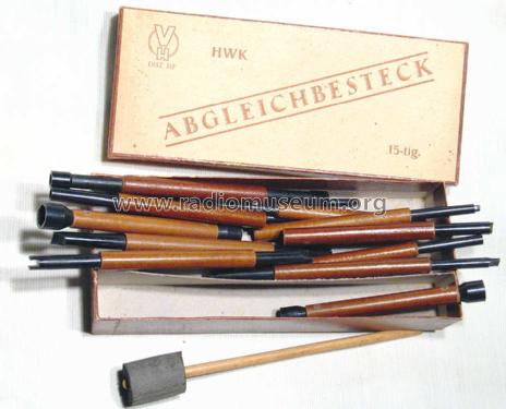 Abgleichbesteck HWK; Remmler, Heinz Remmi (ID = 862044) Equipment